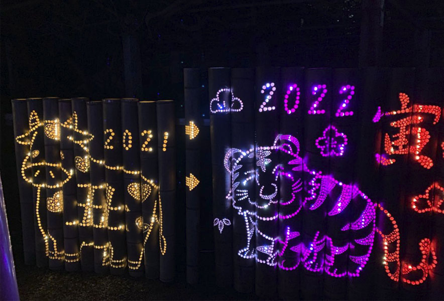 宮若】清水寺境内にて年末年始に「竹灯籠」が開催されます！幻想的な