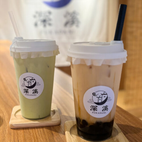 タピオカドリンク型 ディスプレイ用オブジェ 店舗 引き取り限定 飯塚】茶葉にこだわった本格タピオカ専門店。深溪のタピオカドリンク
