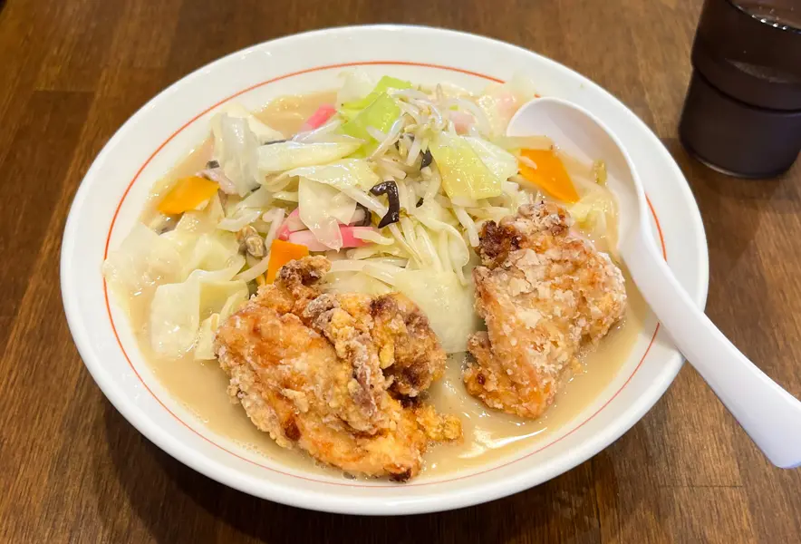 飯塚】研修を重ねてついにオープン！まるいわちゃんぽんの唐揚げ