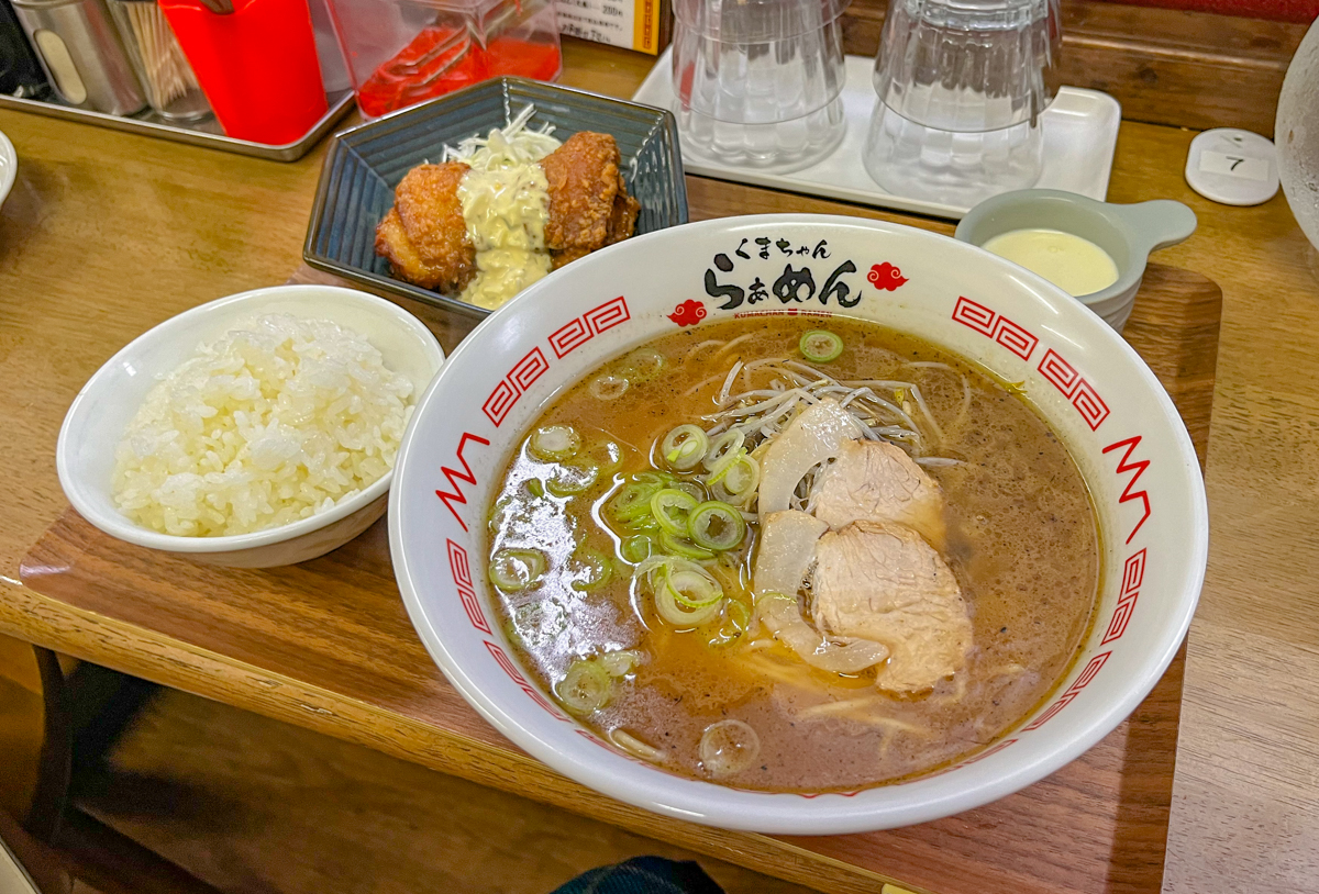 香春】思い出の味を再現し自己流に！くまちゃんらぁめんのしょうゆらぁ