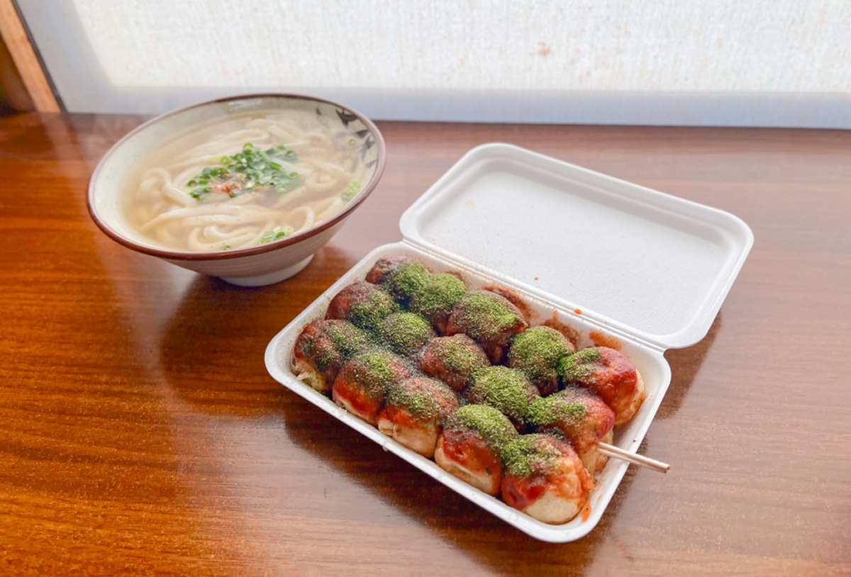 香春】昭和感あふれる思い出の味。ドライブインかわらのたこやき