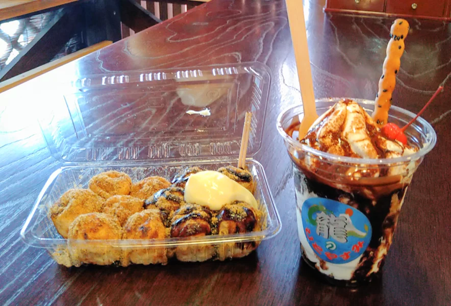 飯塚】ドライブレジャーのひと休みにぴったり！八木山茶屋の「たこ焼き