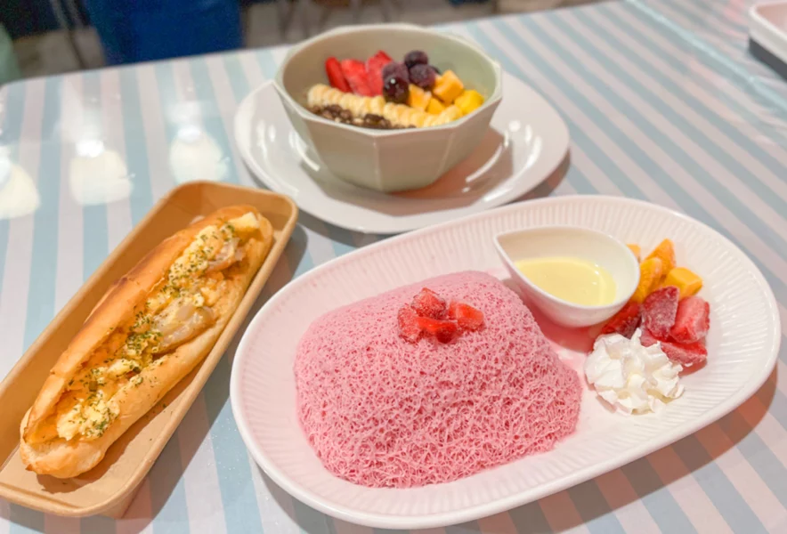 田川】筑豊初？！ふんわり食感が新しい「chamcafe」の糸ピンス - 筑豊