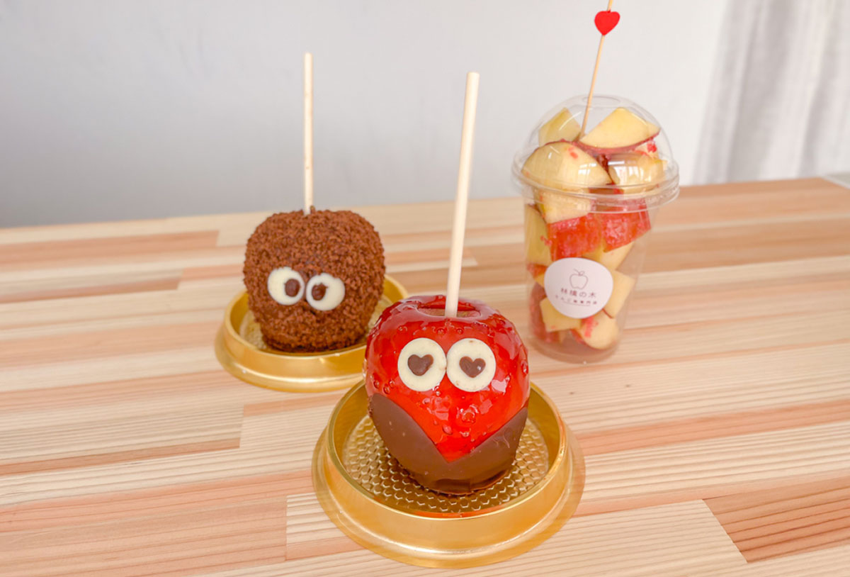 飯塚】NEW OPEN！旬の美味しいりんごを使った、りんご飴専門店「林檎の