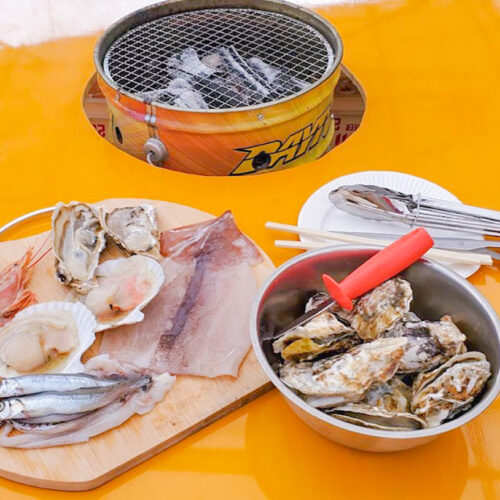 ガス 焼鳥台 牡蠣小屋 魚介 海鮮 網磯焼 牛串 とうもろこし あぶり 炉端干物 カセットガス炉ばた焼器“炙りやII(炙りや2)” | 岩谷産業株式会社