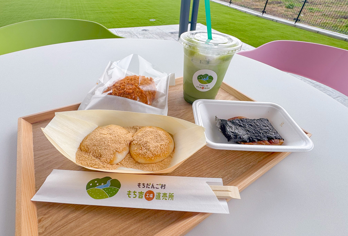 直方】出来立て、作り立てが美味しさの秘訣！もち吉工場直売所で